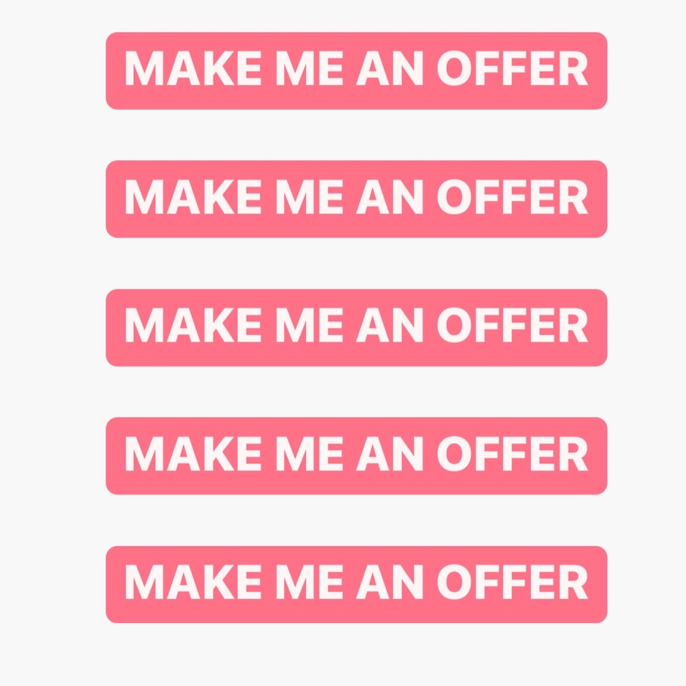 Make me an offer!